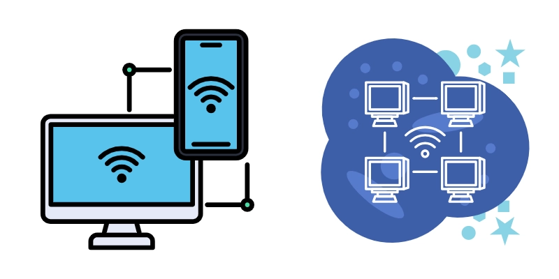 connectivity of the computers